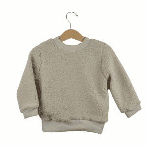 Sweater teddy ecru
