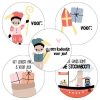 Stickers Sinterklaas MiniFem