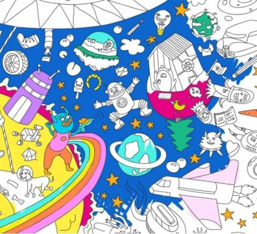 OMY Giant Coloring poster Cosmos