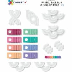 Connetix Pastel Ball Run uitbreidingsset