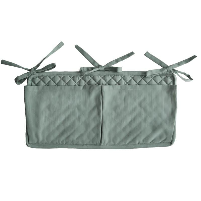 Mushie Bed organizer romangreen minifem