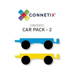 Connetix Rainbow 2 Piece Car Pack