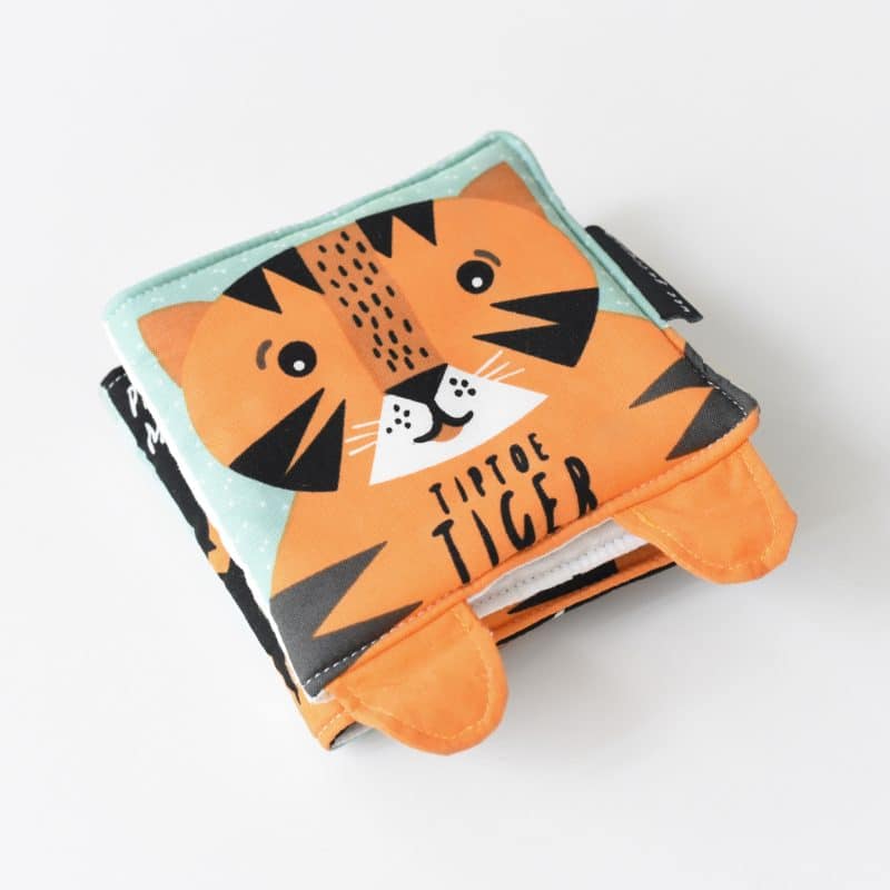 Wee Gallery Soft Book Tiptoe Tiger