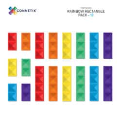 Connetix Rainbow Rectangle Pack inhoud