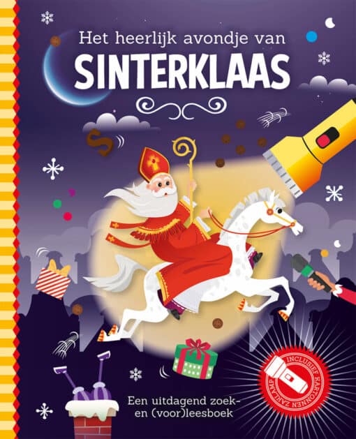 Zaklampboek het heerlijke avondje van Sinterklaas