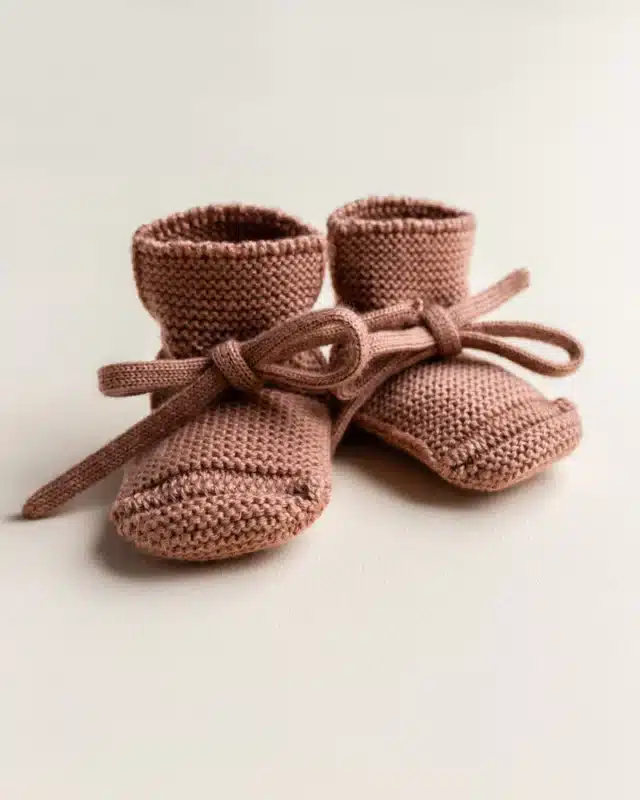 Hvid Booties Terracotta