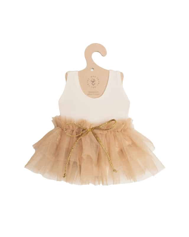 Mrs Ertha Poppenkleding Ballet Set Peanut