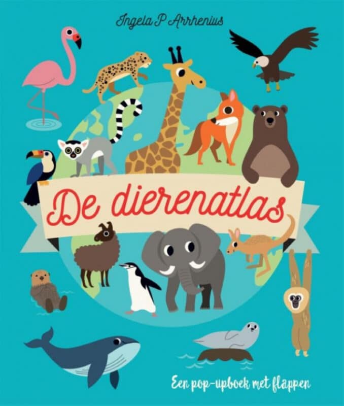 Boek De Dierenatlas (pop-up boek met flappen)