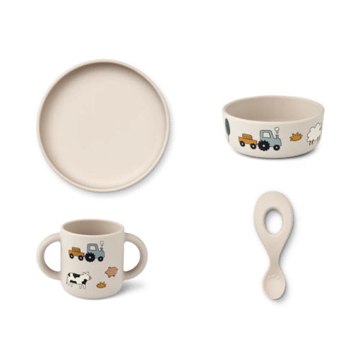 Liewood Tablewear Set Farm Sandy Mix