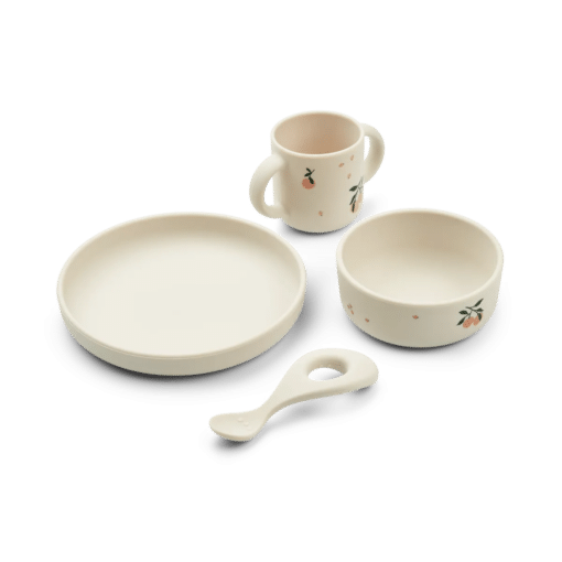 Liewood Vivi Tablewear Set Peach Seashell Mix