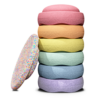 Stapelstein Super Confetti Rainbow Set Pastel Edition 6+1