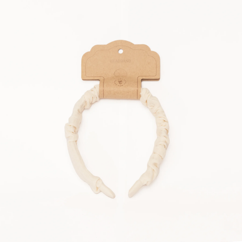 Mrs Ertha Frown Headband Vanilla