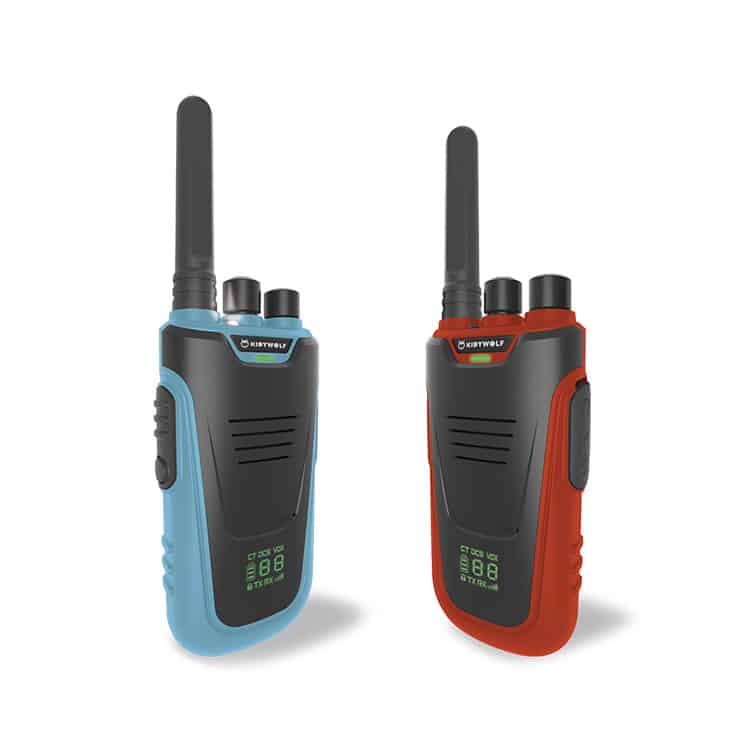 Kidywolf Kidytalk Walkietalkies blauw rood