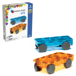 Magna-Tiles Car Uitbeidingsset blauw oranje