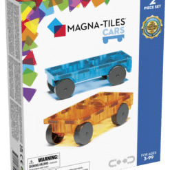 Magna-Tiles Car Uitbeidingsset blauw oranje