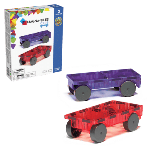 Magna-Tiles Car Uitbeidingsset paars rood