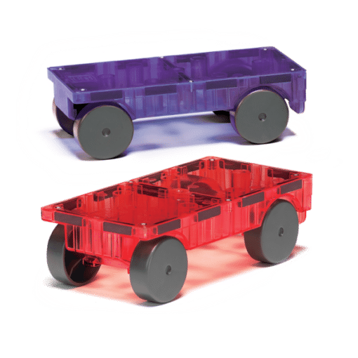 Magna-Tiles Car Uitbeidingsset paars rood