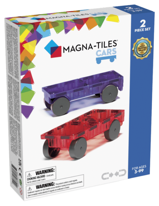 Magna-Tiles Car Uitbeidingsset paars rood