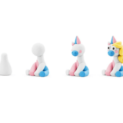 Hey Clay Rainbow Unicorns Lighty