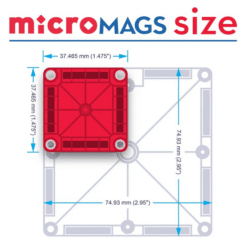 Magna-Tiles MicroMags