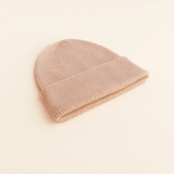 Hvid Newborn Beanie Rose