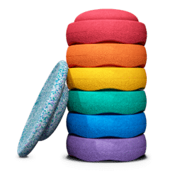 Stapelstein® Winter Special Rainbow Set Classic 6+1