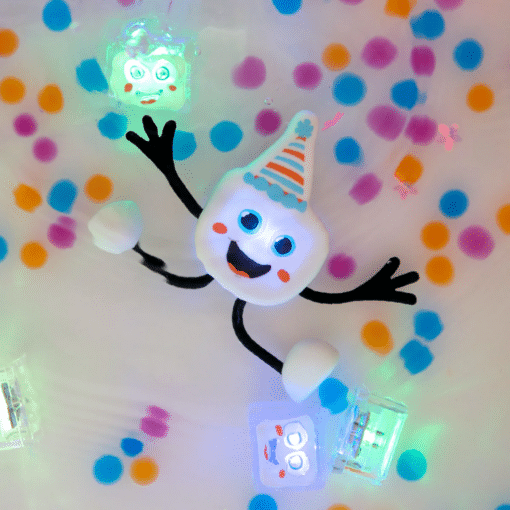 Glo Pals Poppetje met Light Up Cubes Party Wit