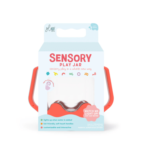 Glo Pals Sensory Jar Coral Roze/Rood