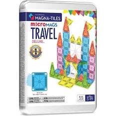 Magna-Tiles MicroMags Travel Deluxe Set 55st.