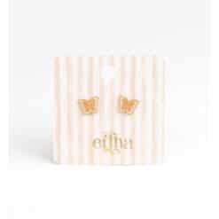 Mrs Ertha Kinderoorbellen Glitter Butterfly