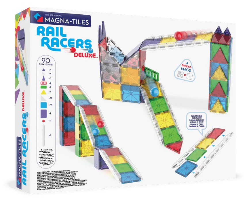 Magna-Tiles Rail Racers Deluxe 90st