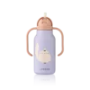 Liewood Kimmie RVS Drinkfles Cat Warm Lilac