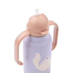 Liewood Kimmie RVS Drinkfles Cat Warm Lilac