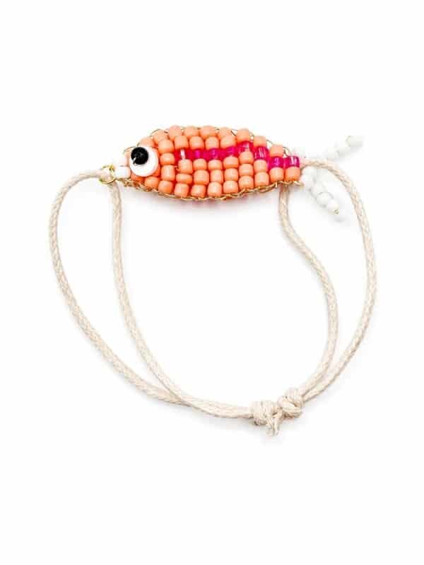 Armband vis peach