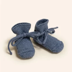 Hvid Booties Denim