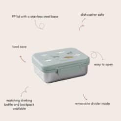 Kidzroom Lunchbox RVS Small Talk Dinos