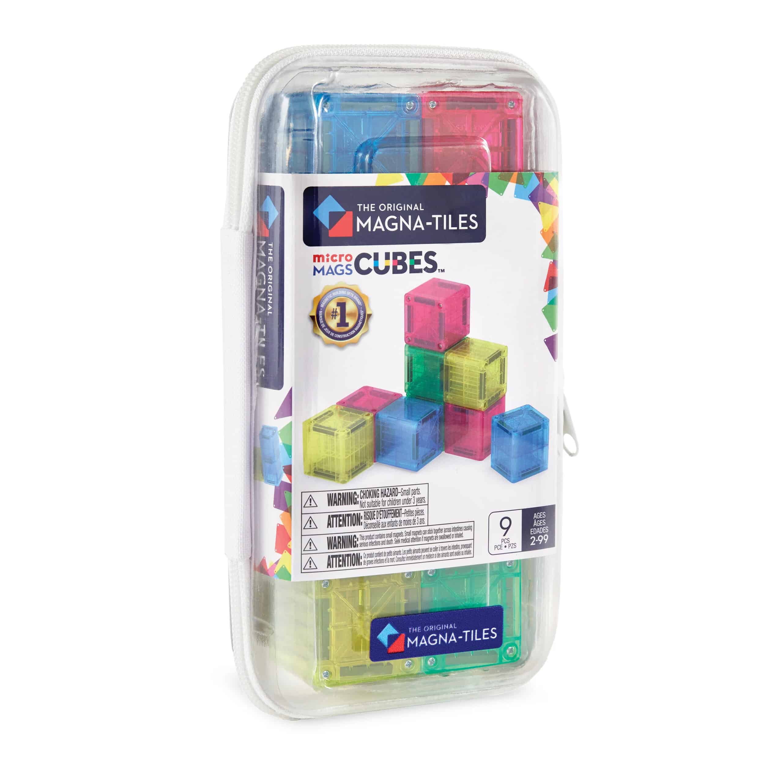 Magna-Tiles MicroMAGS Cubes Travel set