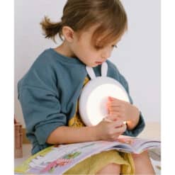 Rabbit & Friends Wake Up Lamp met wekker wit