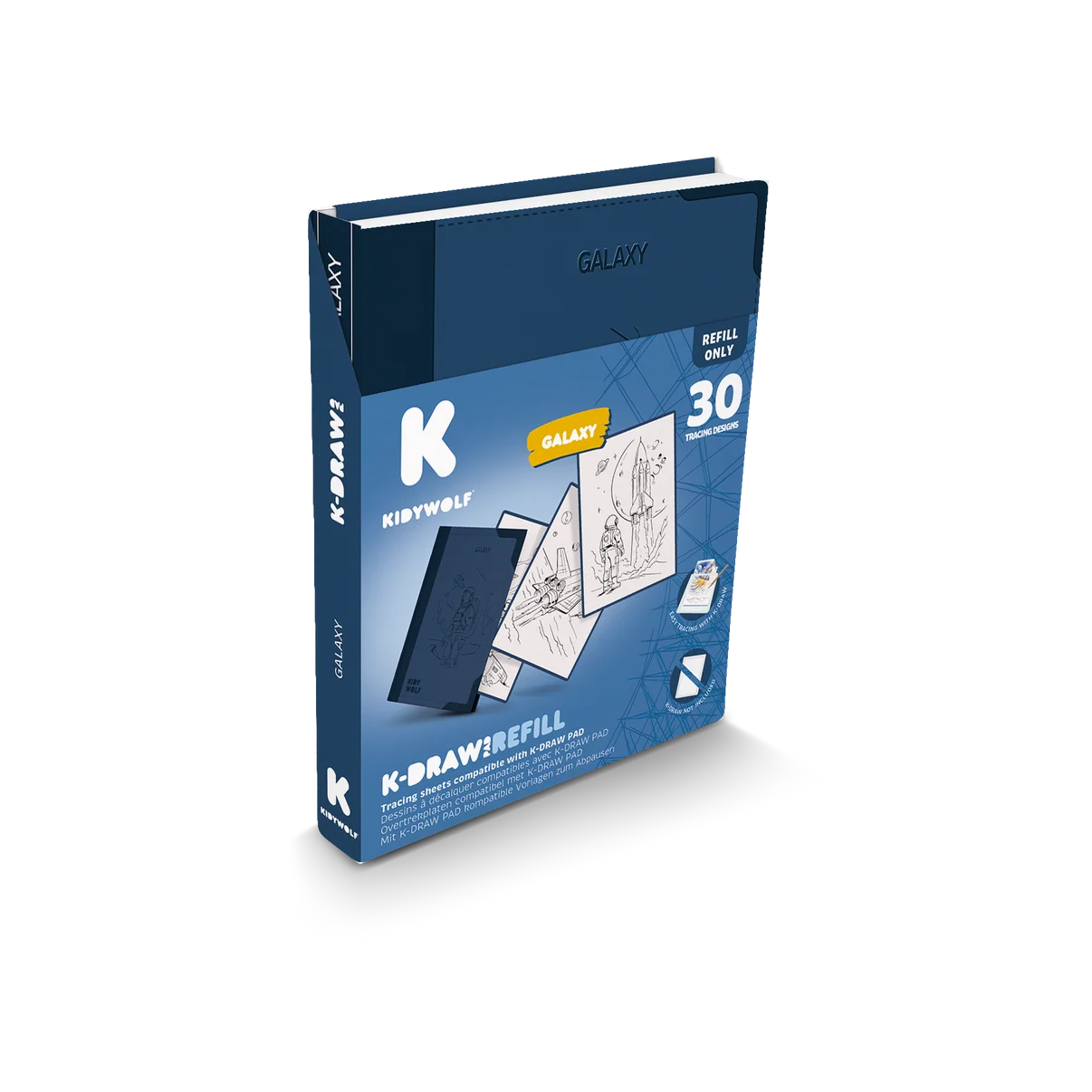 Kidywolf Refill KIDYDRAW-Pad Galaxy