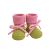 Hvid Booties Lime Pop/Cotton Candy