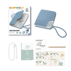 Kidywolf KIDYTREASURE Geheim notitieboekje met pincode blauw